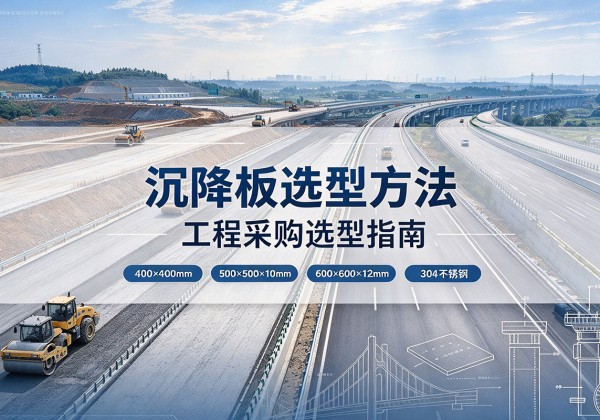 道县沉降板选择方法